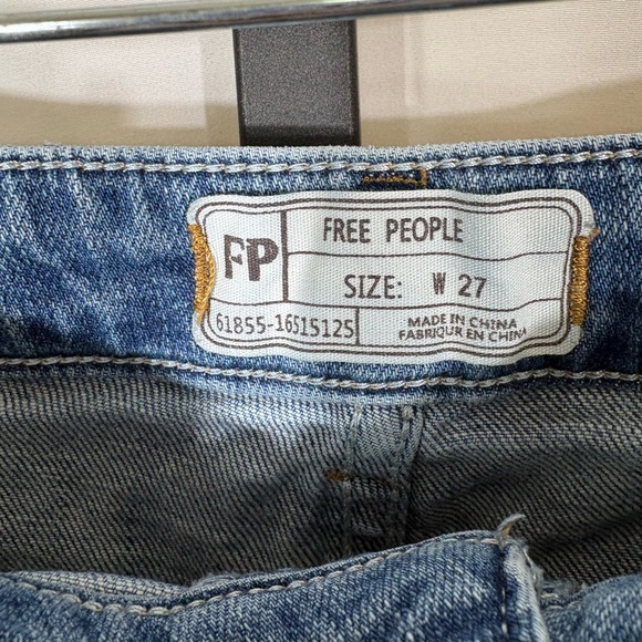 Free People Wide Leg Jeans Style #61855-16515125 Size 27 - Picture 2 of 7